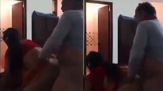 Housewife randi ki doggy style chudai