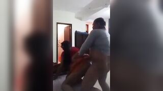 Housewife randi ki doggy style chudai