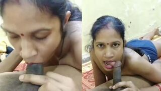 Desi wife ne apne husband ko blowjob diya