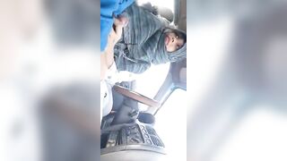Car mein deep blowjob deti Muslim girlfriend