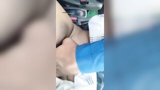 Car mein deep blowjob deti Muslim girlfriend